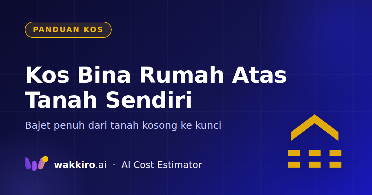 Kos Bina Rumah Atas Tanah Sendiri 2026